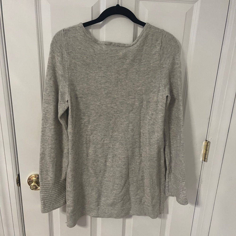 Ann Taylor Gray Turtleneck Sweater